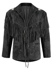 Men Western Cowboy Suede