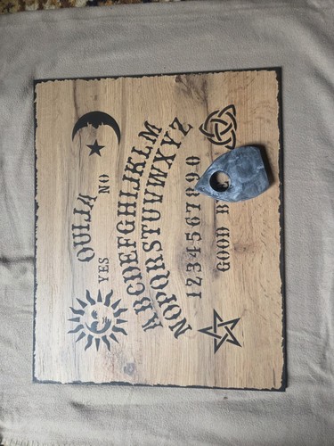 Wooden ouija board game with - wooden,
