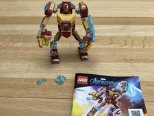 Lego 76203 Iron Man Mech Armour Set. Marvel Avengers. 100% Complete Instructions