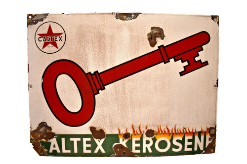 Antique caltex kerosene - caltex,