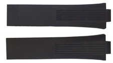 Baume & Mercier Riviera MX004RQG 11mm Black Rubber Manufacturer Watch Band/Strap
