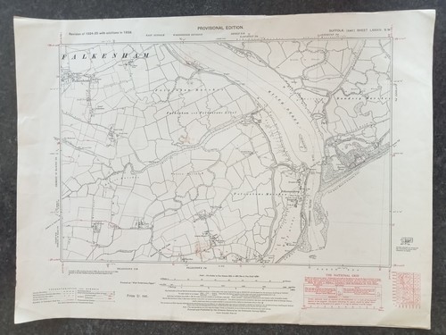 Ordnance survey inch - inch, map