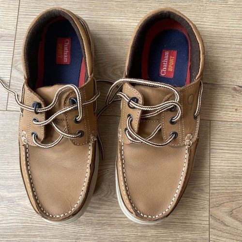 Chatham boat shoes size tan - boat,