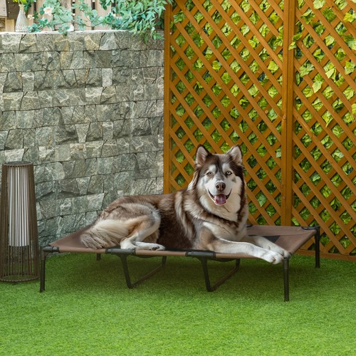 Cooling elevated dog bed - elevated,