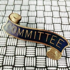 Vintage COMMITTEE Enamel