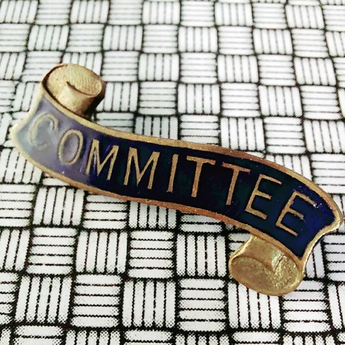 Vintage committee enamel - vintage,
