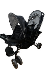 Graco Duo Tandem Double Pushchair Buggy Stroller – Black & Grey, Twin Baby Pram
