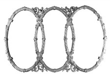 Huge Vtg Bassett Mirror Frame