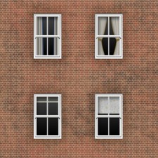 CURTAINS & BLINDS FOR OO GAUGE