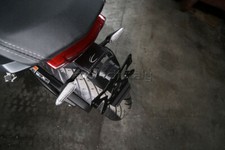 EVOTECH ADJUSTABLE LICENSE PLATE HOLDER HONDA CBR 650 R 2021-2023 + LED LIGHT + FLOODLIGHT