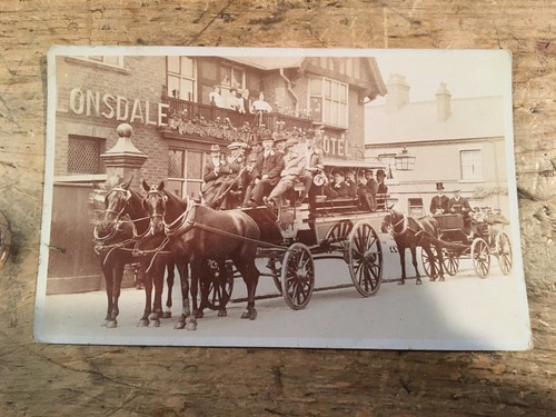 Real photo postcard horse - photo, postcard.