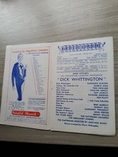 PANTOMIME THEATRE PROGRAMME