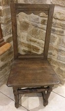 Antique 17th/18th C Back Stool