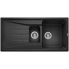 Black Inset Kitchen Sink
