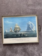 Framed maritime print after W.J. Huggins
