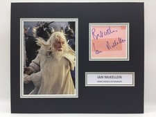 RARE Ian McKellen Lord Of The Rings Signed Photo Display + COA AUTOGRAPH GANDALF
