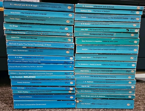 Vintage pelican books blue - vintage,