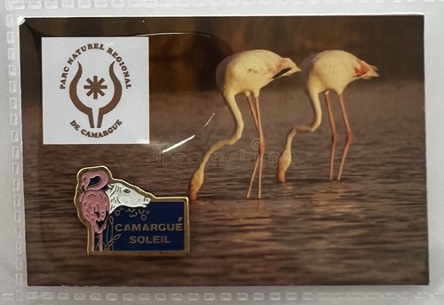 Flamingo camargue enamel pin - camargue,