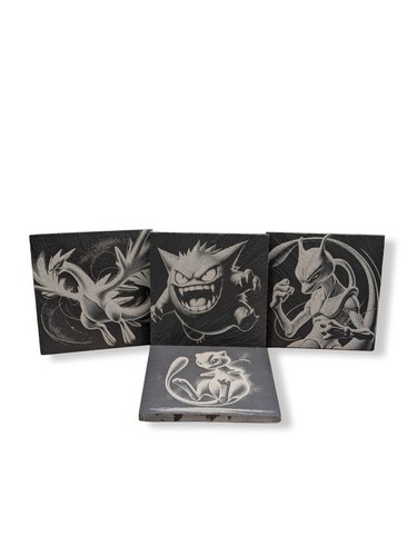 Pokemon slate coaster gift - pokemon,