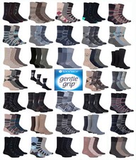 3 -12 Pairs Mens SockShop BIGFOOT Gentle Grip Non Elastic Cotton Socks Size 6-11
