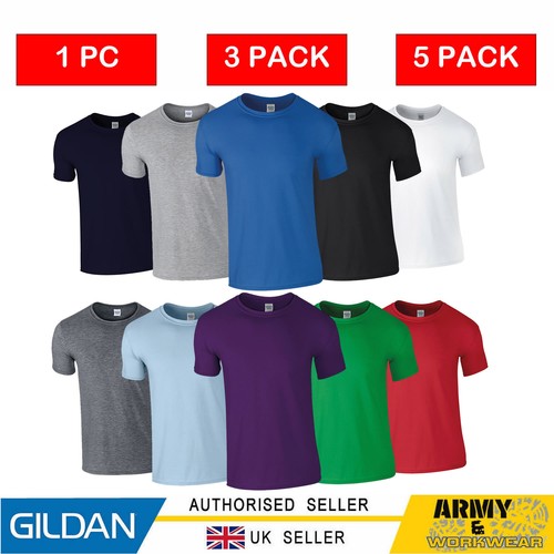 Gildan mens plain softyle - gildan,