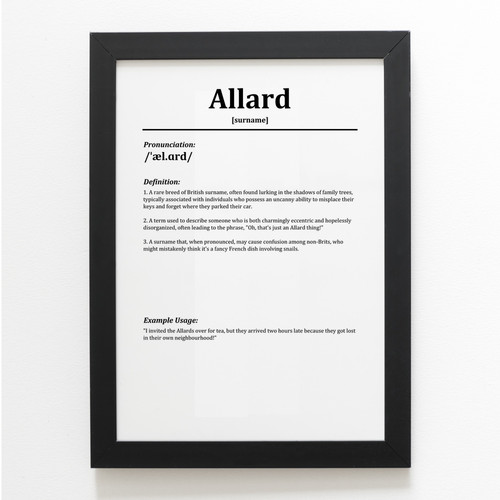 Print allard funny - a4,