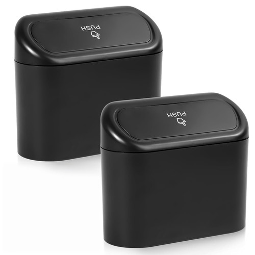 Car flip lid rubbish bin - flip‑lid,