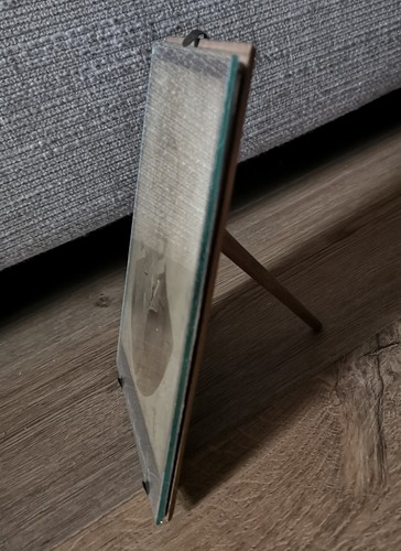 Unusual antique frame - unusual, glass