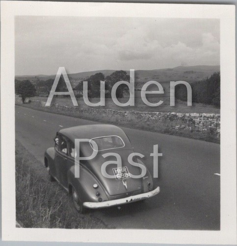 Real photo jowett car road - real,