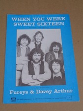 Fureys & Davey Arthur - When  You Were Sweet Sixteen - sheet music