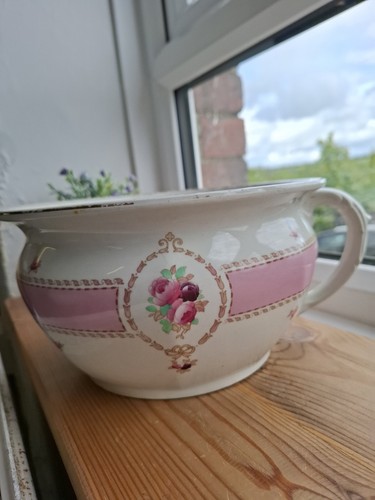 Vintage white pink - white,