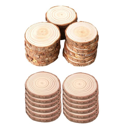 20x wood slices with - 20x,