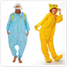 Adventure Time Jake Finn Onesiee Kigurumi Fancy Dress Costume Hoody Pyjama Gift