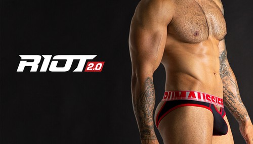 Aussiebum riot black jock - aussiebum, 2.0