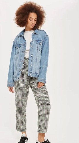 Topshop mensy plaid - mensy, trouser