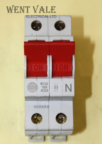 Wylex isolator range ws102 - isolator,