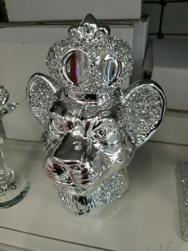 Ornaments lioness head - ornaments, sparkly