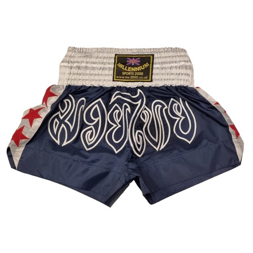 Thai kick boxing shorts blue - kick,