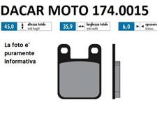 174.0015 BRAKE PADS RACE