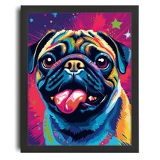 Pop Art Pug Wall Art Pug Print