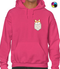 KAWAII DOG POCKET HOODY HOODIE CUTE HARAJUKU CARTOON