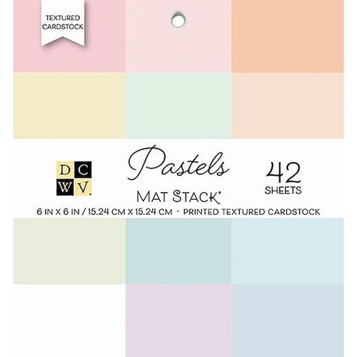 Dcwv textured cardstock - dcwv, 6"x6"