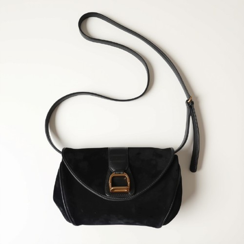 Vintage gucci black suede - vintage,