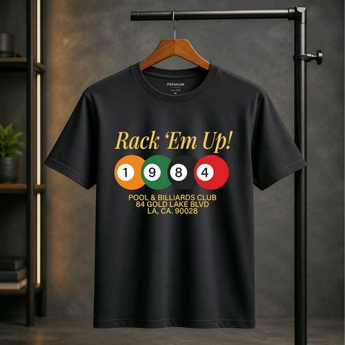 Vintage 1984 pool billiards - vintage,