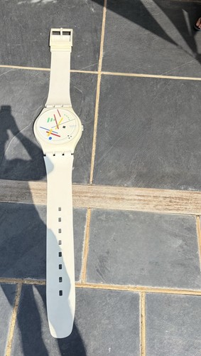 Vintage swatch watch white - swatch,