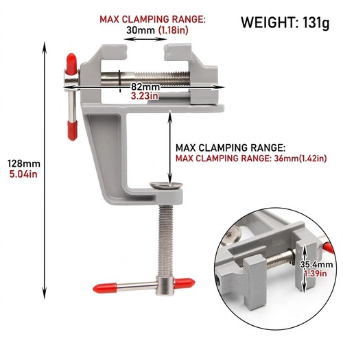 Mini bench vice clamp - uk,