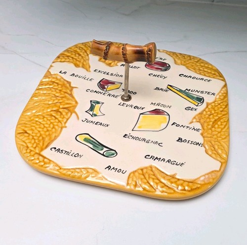 Vintage ceramic french cheese - vintage,
