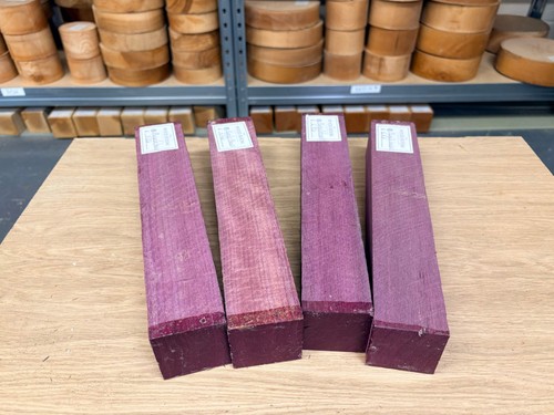 Purpleheart spindle blank - spindle,