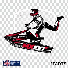 Jet Ski UV DTF Sticker - Glass