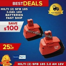 HILTI (2) SFB 185 3.0Ah 18V